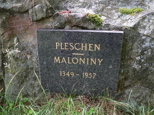 Pleschen-1-Gedenktafel